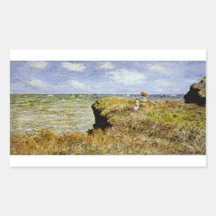 A Walk on the Cliffs at Pourville Sticker