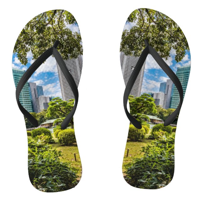 A walk through Hama Rikyu gardens, Tokyo Flip Flops (Footbed)