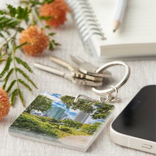 A walk through Hama Rikyu gardens, Tokyo Keychain