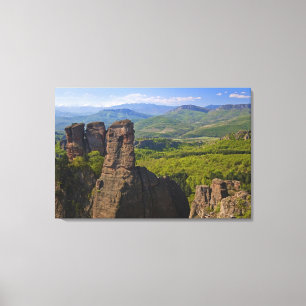 A walk throught Belogradchik Castle Ruins Canvas Print