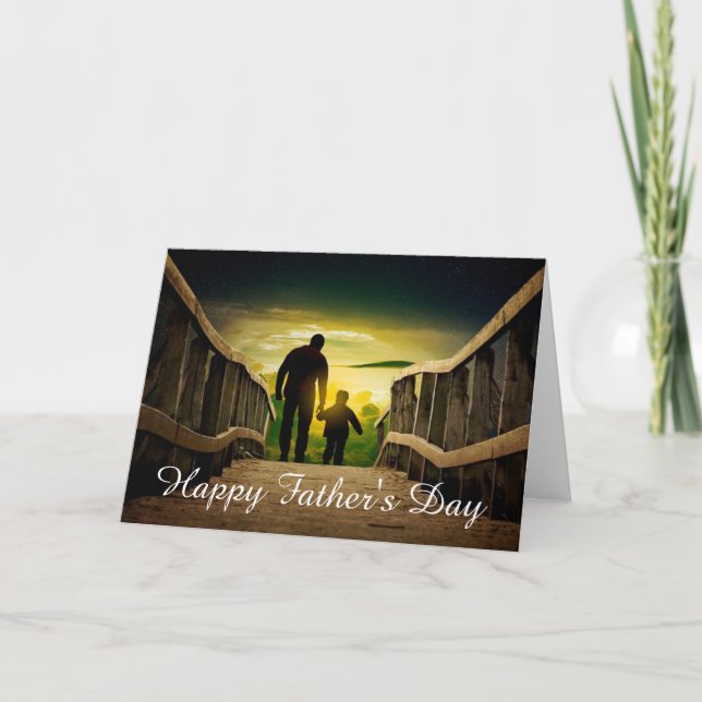A Walk with Dad Card (Front)