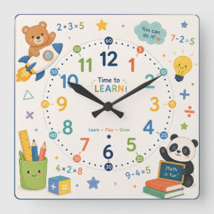 A wall clock for kids room