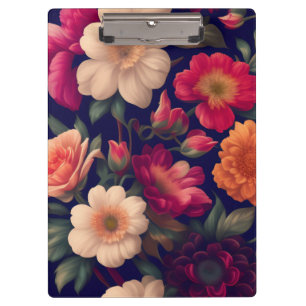 A wallpaper with a floral pattern  clipboard