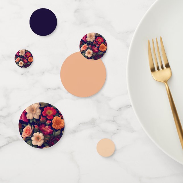 A wallpaper with a floral pattern  confetti (Group)