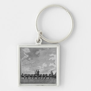A War Canoe of New Zealand Keychain