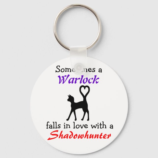 A Warlock can love a Shadowhunter Keychain (Front)