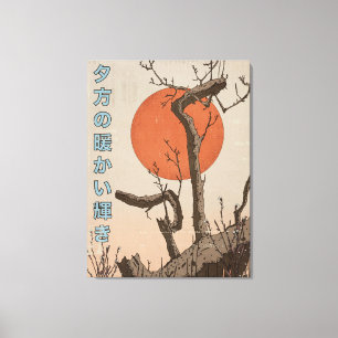 A Warm Glow in the Evening Canvas Print