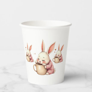 A Warm Hug in a Cup Morning Snuggles Bunny’s Cozy