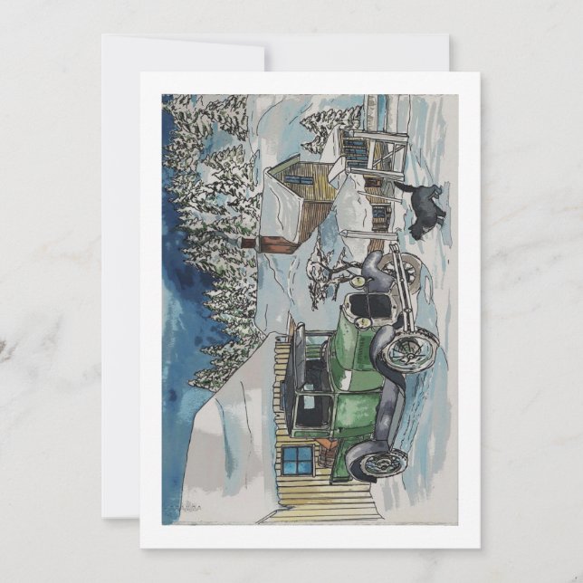 A Warm Seat Invitation (Front)