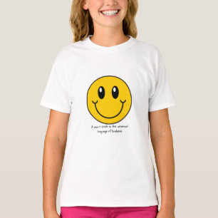 A warm smile is the universal language of kindness T-Shirt