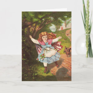 A Warm Welcome,Jean-François Millet Papa's Coming Holiday Card