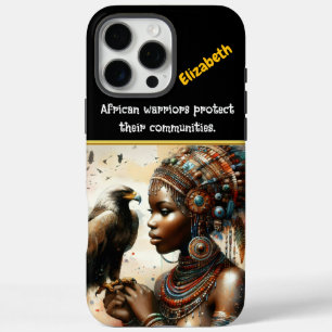 A warrior's bond with the eagle at dawn iPhone 16 pro max case