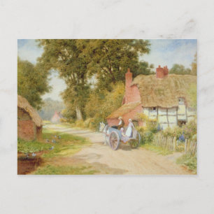 A Warwickshire Lane Postcard