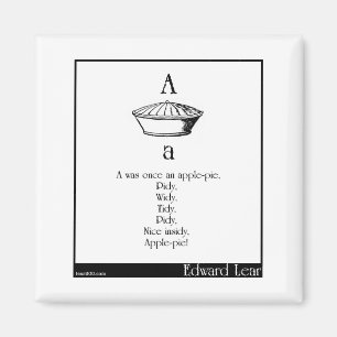 A was once an apple-pie magnet