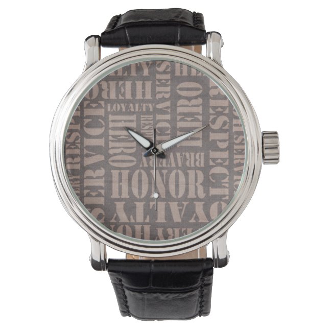 A watch for your military hero (Front)