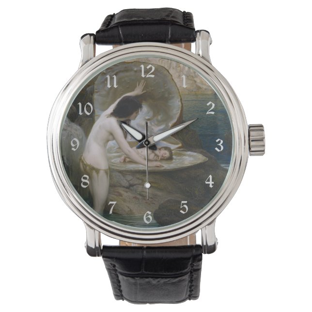 A Water Baby Found in Seashell by Bikini Nymph Watch (Front)