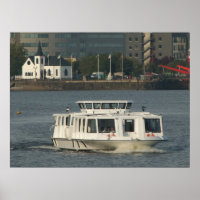 A Water Bus at Cardiff Bay