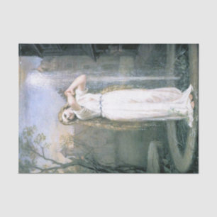 A water nymph decoupage tissue paper
