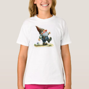 A Watercolor Painting of a Happy Gnome T-Shirt