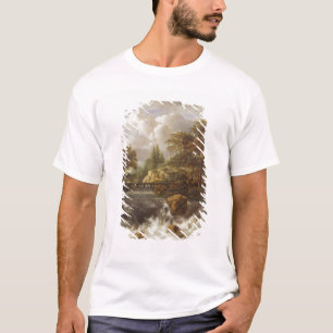 A Waterfall in a Rocky Landscape, c.1660-70 T-Shirt