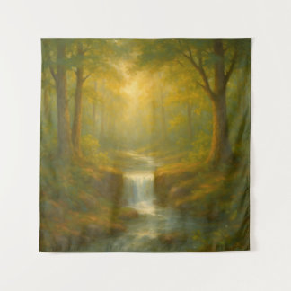 A Waterfall's Whisper in Eternal Nature Tapestry