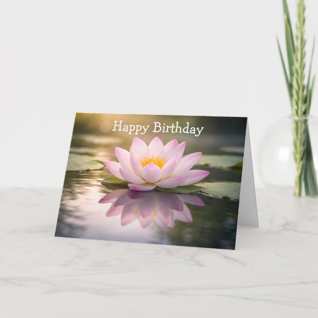 A Waterlily Card (Front)