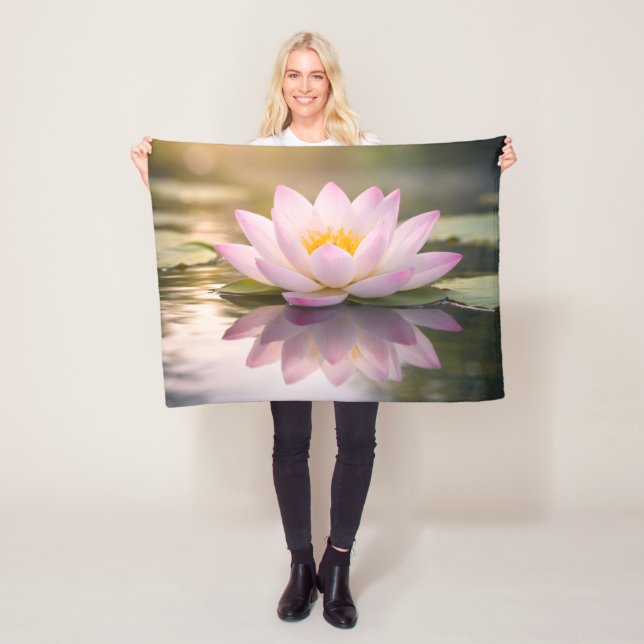 A Waterlily Fleece Blanket (In Situ)