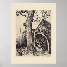 A Watermill Cornwall Eleanor Hughes Restrike