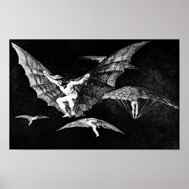 A way of flying, Francisco Goya Poster (Front)
