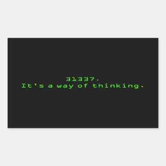 A way of thinking sticker