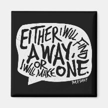 A Way Typography Motivational Quote