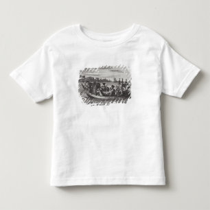A Wealthy Mandarin Dining in a Boat, illustration Toddler T-shirt
