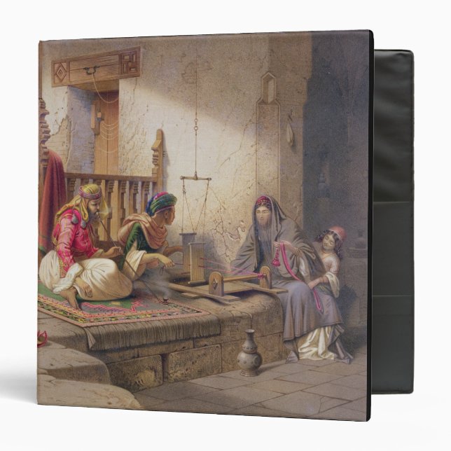 A weaver in Esna, one of 24 illustrations produced Binder (Front/Inside)