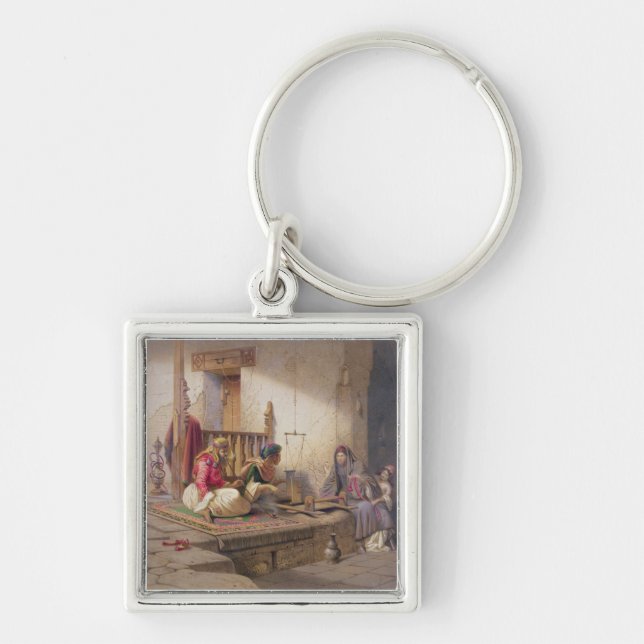 A weaver in Esna, one of 24 illustrations produced Keychain (Front)