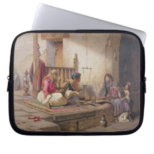 A weaver in Esna, one of 24 illustrations produced Laptop Sleeve