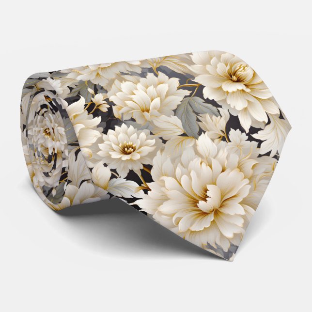 A Wedding Floral Series Design 10 Tie (Rolled)