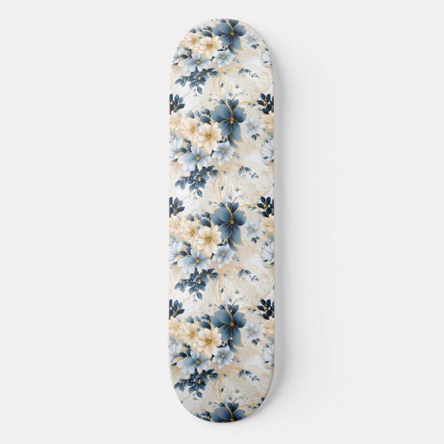 A Wedding Floral Series Design 12 Skateboard (Front)