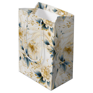 A Wedding Floral Series Design 1 Medium Gift Bag