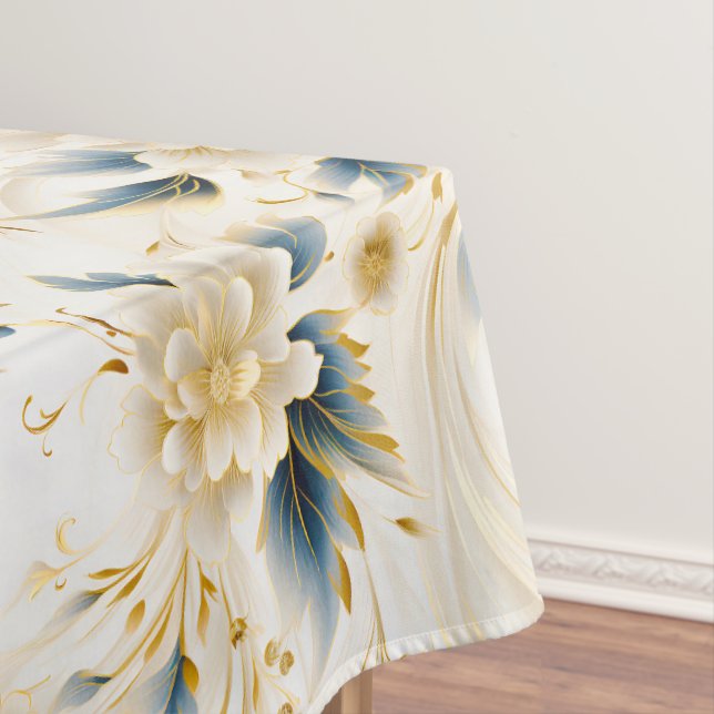 A Wedding Floral Series Design 1 Tablecloth (In Situ)