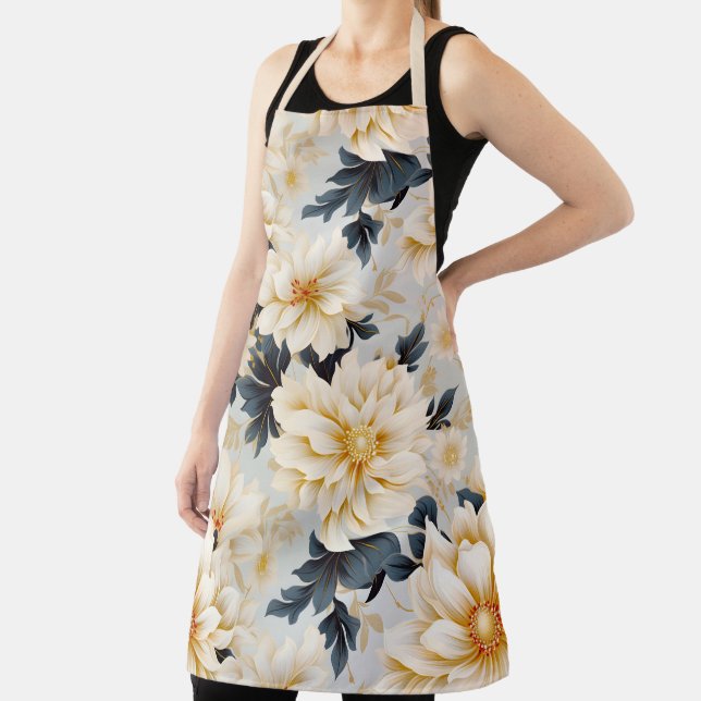 A Wedding Floral Series Design 2 Apron (Insitu)