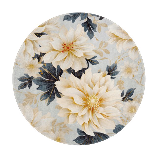 A Wedding Floral Series Design 2 Cutting Board (Front)