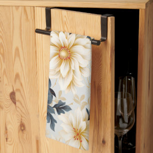 A Wedding Floral Series Design 2 Kitchen Towel