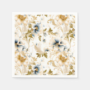 A Wedding Floral Series Design 3 Napkin