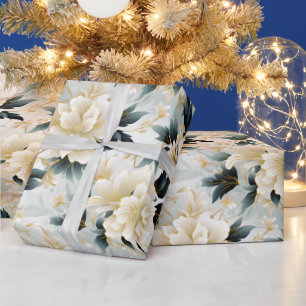 A Wedding Floral Series Design 7 Wrapping Paper