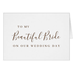 A Wedding Letter to my Beautiful Bride, Wife to be