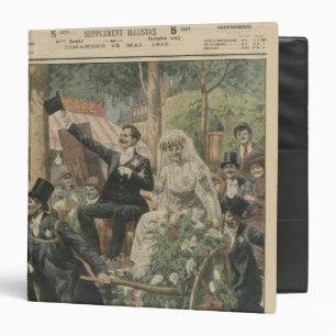 A wedding on a handcart binder