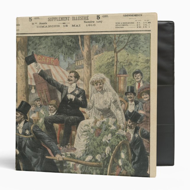 A wedding on a handcart binder (Front/Inside)