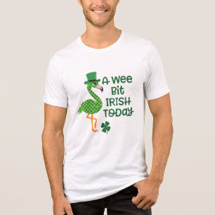 A Wee Bit Irish Today St. Patrick Day Tri-Blend Shirt