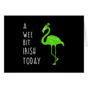 A Wee Bit Irish Today St. Patty’s Day Flamingo