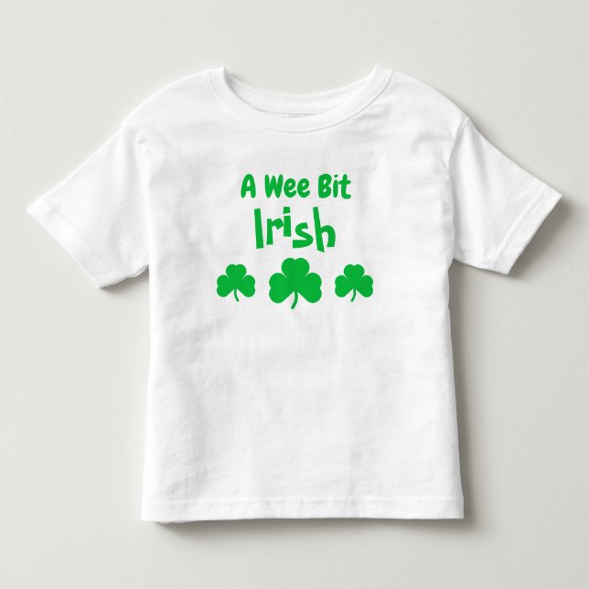 A Wee Bit Irish Toddler T-shirt (Front)